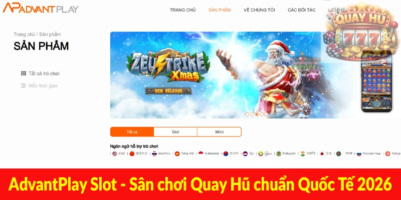 AdvantPlay Slot - Sân chơi Quay Hũ chuẩn Quốc Tế 2026
