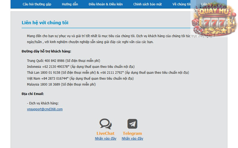 Chăm sóc khách hàng nhiệt tình