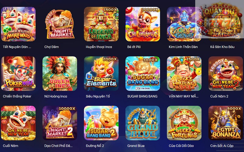 Chọn game nổ hũ yêu thích