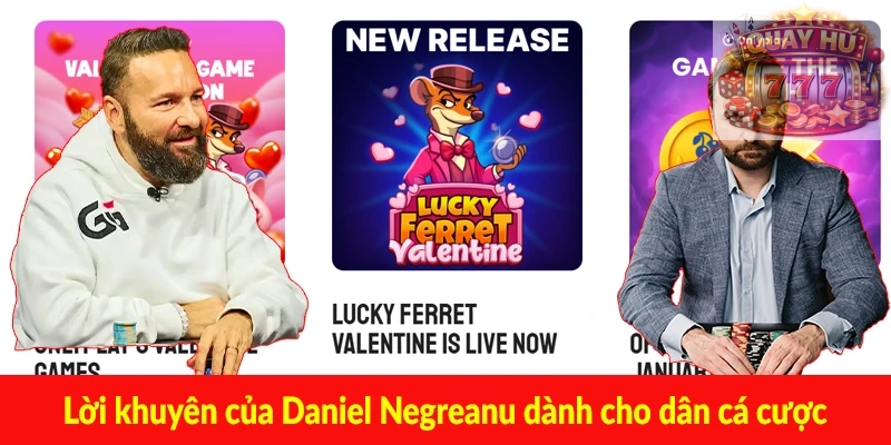 Lời khuyên của Daniel Negreanu dành cho dân cá cược