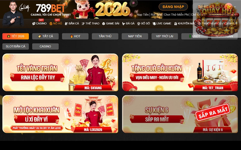 Tận dụng ưu đãi nhà cái 789 BET