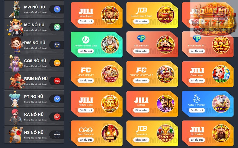 Top những game nổ hũ nổi bật