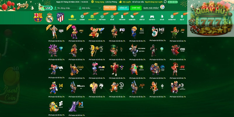 chuyên mục slot game tại TK88