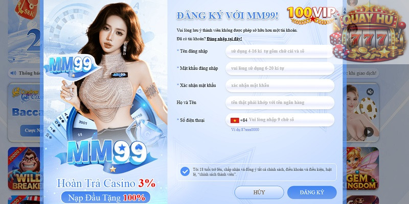 đăng ký với MM 99