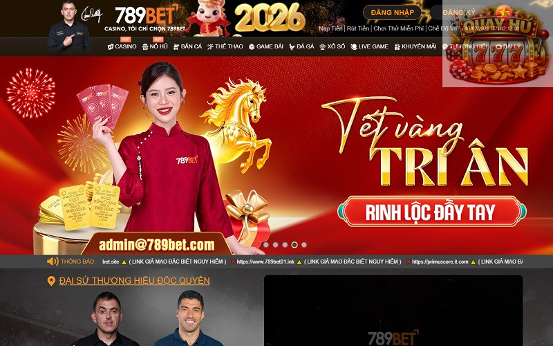 sảnh game nổ hũ 789BET